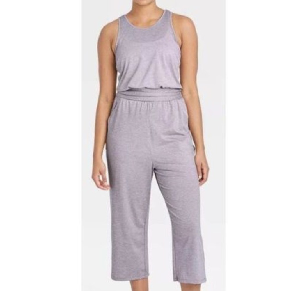All In Motion Knit Jumpsuit XL Gray